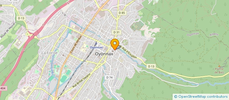 localisation de l'entreprise MONSIEUR MOURAD AOUDIA à OYONNAX
