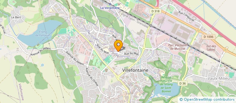 localisation de l'entreprise MONSIEUR MOURAD AROUI  VILLEFONTAINE