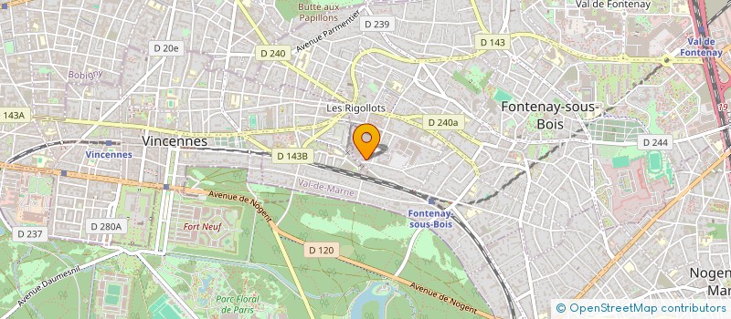 localisation de l'entreprise MONSIEUR MOURAD ARROUCHE à FONTENAY-SOUS-BOIS