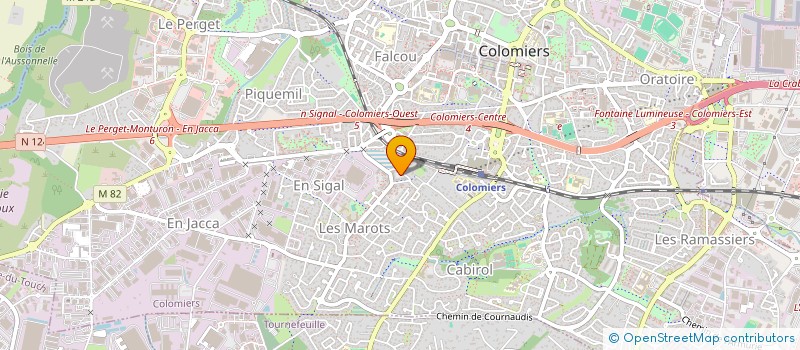 localisation de l'entreprise MONSIEUR MOURAD ASRIR à COLOMIERS