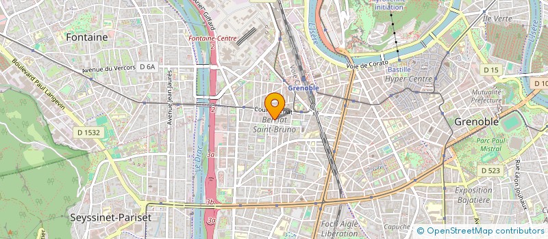 localisation de l'entreprise MONSIEUR MOURAD AZIEZ  GRENOBLE