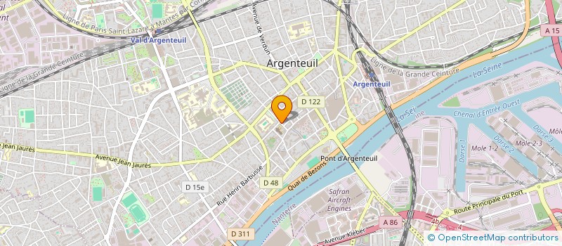 localisation de l'entreprise MONSIEUR MOURAD AZZOUT  ARGENTEUIL