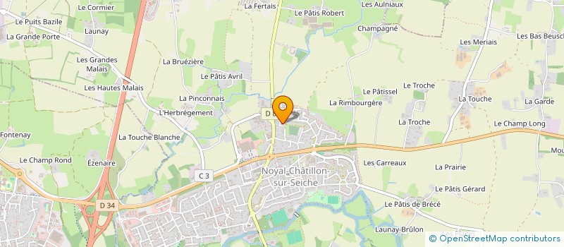 localisation de l'entreprise MONSIEUR MOURAD BAHLOUL  NOYAL-CHATILLON-SUR-SEICHE