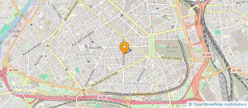 localisation de l'entreprise MONSIEUR MOURAD BANI  LILLE