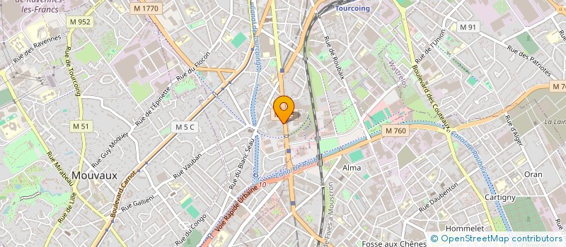 localisation de l'entreprise MONSIEUR MOURAD BARGACH à TOURCOING