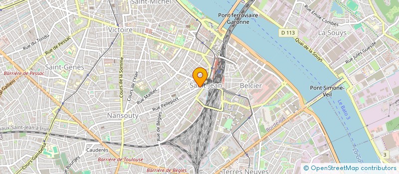 localisation de l'entreprise MONSIEUR MOURAD BAROUDI  BORDEAUX