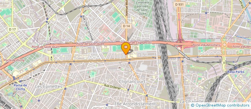 localisation de l'entreprise MONSIEUR MOURAD BELAID  PARIS 18