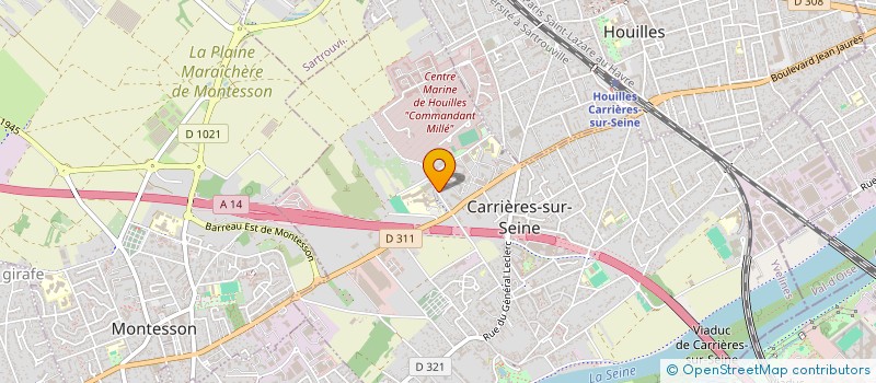 localisation de l'entreprise MONSIEUR MOURAD BELDJAROU à CARRIERES-SUR-SEINE