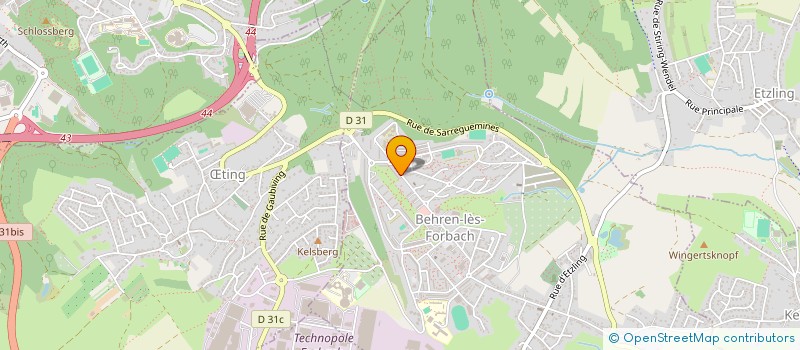 localisation de l'entreprise MONSIEUR MOURAD BELHADRI  BEHREN-LES-FORBACH