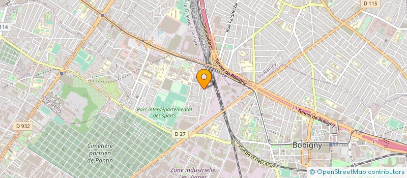 localisation de l'entreprise MONSIEUR MOURAD BELLADI TABAHRITI  BOBIGNY