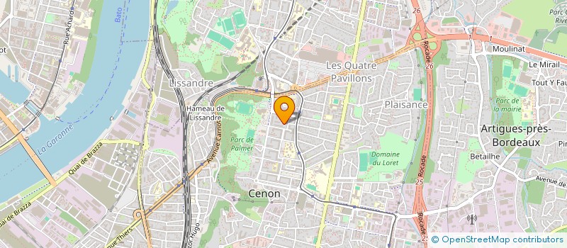 localisation de l'entreprise MONSIEUR MOURAD BEN BRAHIM à CENON