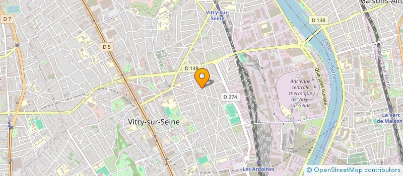 localisation de l'entreprise MONSIEUR MOURAD BEN BRAHIM à VITRY-SUR-SEINE