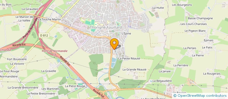 localisation de l'entreprise MONSIEUR MOURAD BEN MAHMOUD  THORIGNE-FOUILLARD