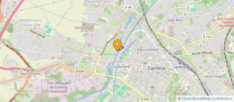 localisation de l'entreprise MONSIEUR MOURAD BEN RHOUMA  CAMBRAI