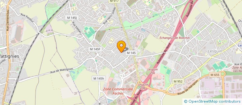 localisation de l'entreprise MONSIEUR MOURAD BEN SALEM  FACHES-THUMESNIL