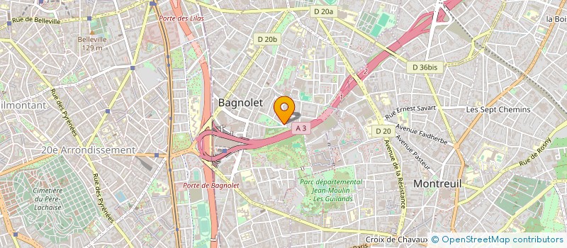 localisation de l'entreprise MONSIEUR MOURAD BENANOUNE à BAGNOLET
