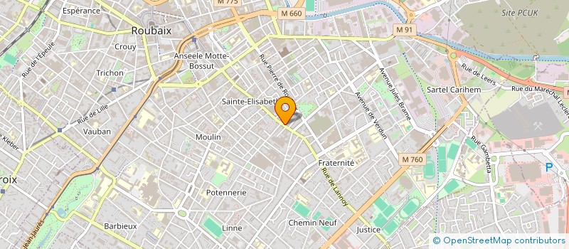 localisation de l'entreprise MONSIEUR MOURAD BENAOUDA  ROUBAIX