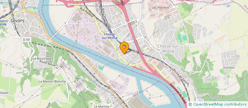 localisation de l'entreprise MONSIEUR MOURAD BENBALA à CHASSE-SUR-RHONE