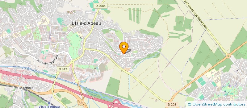 localisation de l'entreprise MONSIEUR MOURAD BENDRISS  L'ISLE-D'ABEAU