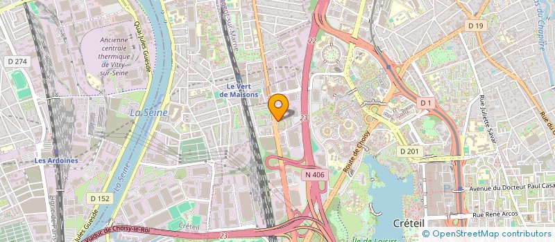 localisation de l'entreprise MONSIEUR MOURAD BENHACINE  CRETEIL