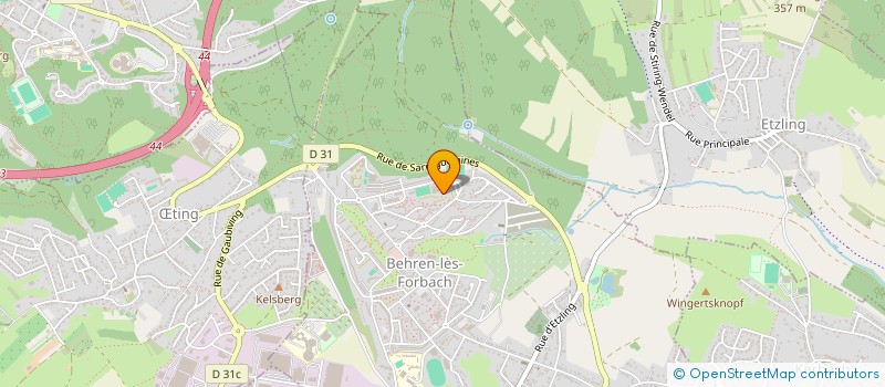 localisation de l'entreprise MONSIEUR MOURAD BENKER  BEHREN-LES-FORBACH