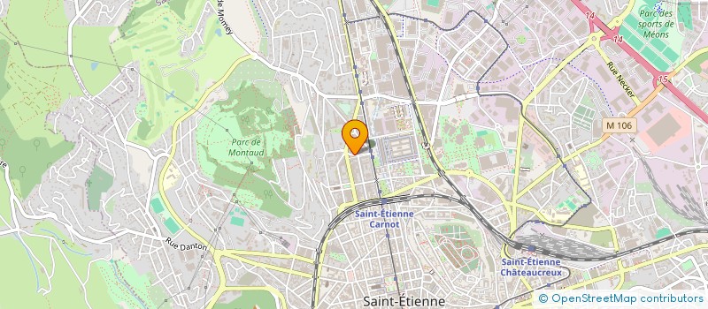 localisation de l'entreprise MONSIEUR MOURAD BENKISSOUS à SAINT-ETIENNE