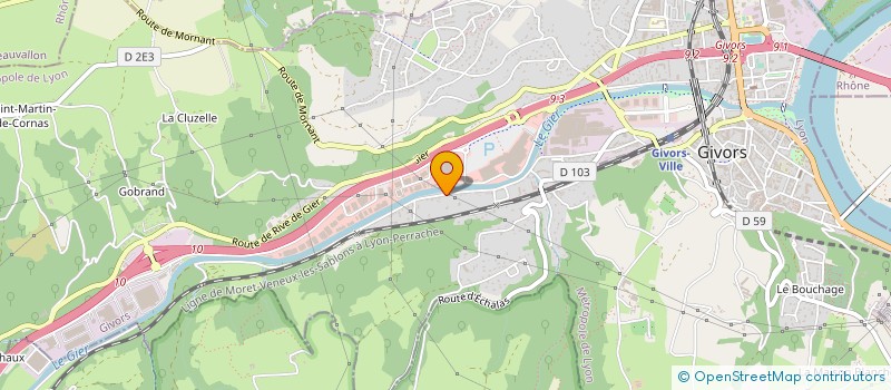 localisation de l'entreprise MONSIEUR MOURAD BENSAADIA à GIVORS