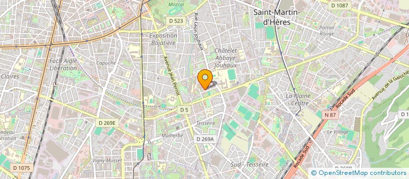 localisation de l'entreprise MONSIEUR MOURAD BENSTAALI à GRENOBLE