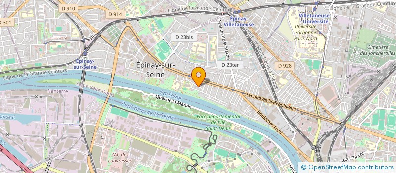 localisation de l'entreprise MONSIEUR MOURAD BENYAHYA à EPINAY-SUR-SEINE