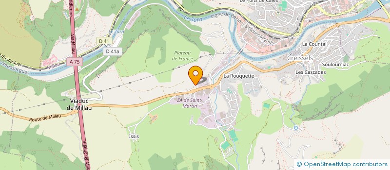 localisation de l'entreprise MONSIEUR MOURAD BERKOUK  CREISSELS