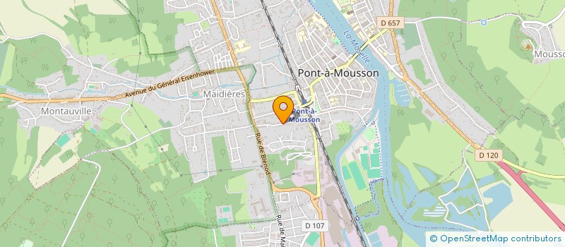 localisation de l'entreprise MONSIEUR MOURAD BERRADI  PONT-A-MOUSSON