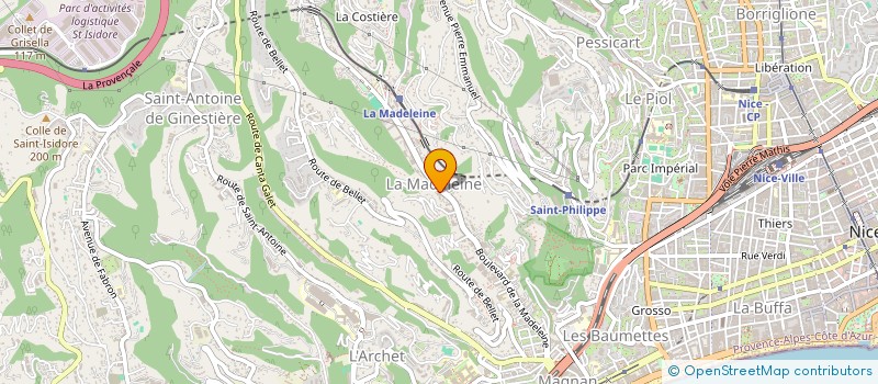 localisation de l'entreprise MONSIEUR MOURAD BERRAJAH  NICE