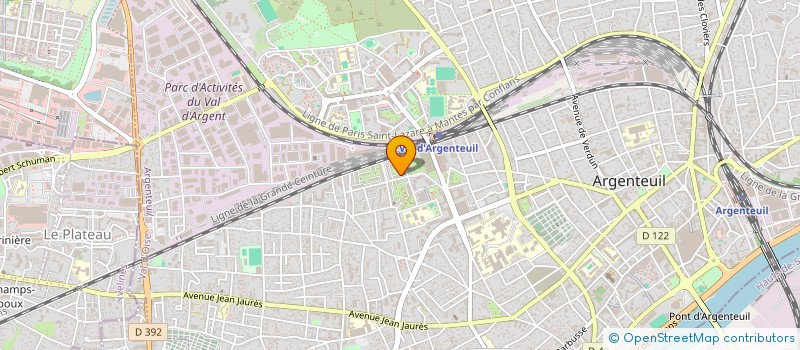 localisation de l'entreprise MONSIEUR MOURAD BOUAFIA  ARGENTEUIL