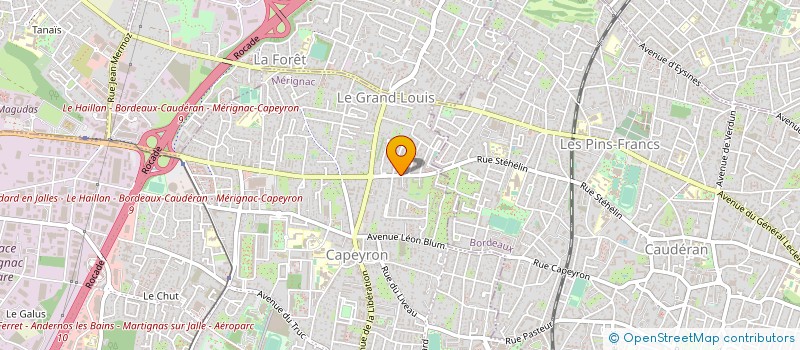 localisation de l'entreprise MONSIEUR MOURAD BOUBALGHA  MERIGNAC