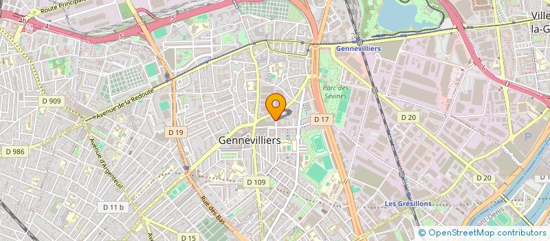 localisation de l'entreprise MONSIEUR MOURAD BOUDABBOUZ à GENNEVILLIERS