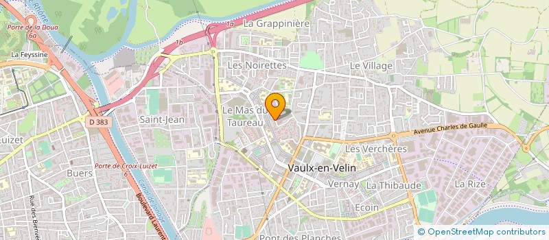 localisation de l'entreprise MONSIEUR MOURAD BOUDJENANE  VAULX-EN-VELIN