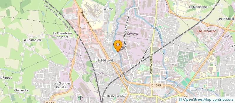 localisation de l'entreprise MONSIEUR MOURAD BOUGUETTOUCH  VIRIAT