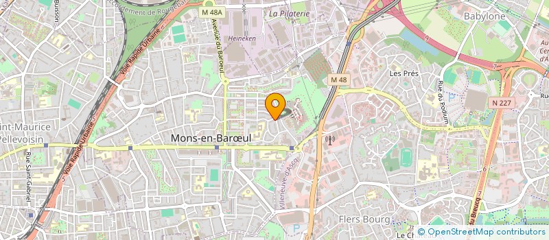 localisation de l'entreprise MONSIEUR MOURAD BOUHASSOUN  MONS-EN-BARUL