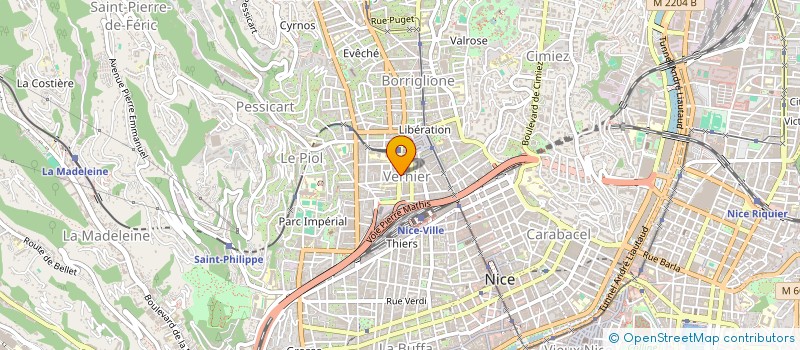 localisation de l'entreprise MONSIEUR MOURAD BOUKACHABIA à NICE