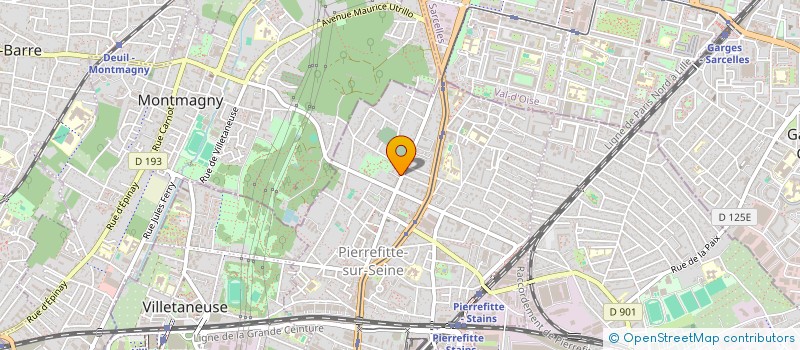 localisation de l'entreprise MONSIEUR MOURAD BOUKHRISS  PIERREFITTE-SUR-SEINE