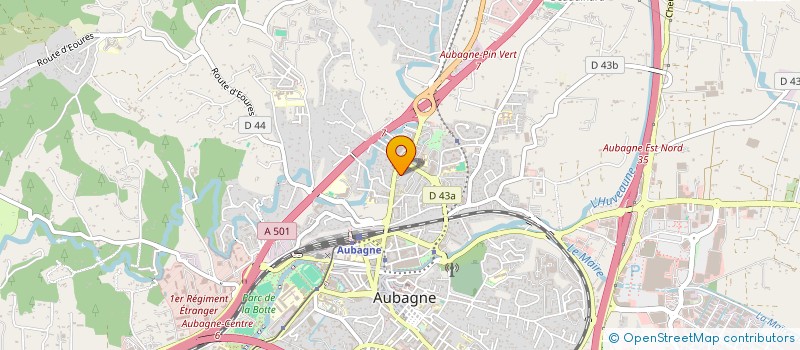 localisation de l'entreprise MONSIEUR MOURAD BOULDJADJ  AUBAGNE