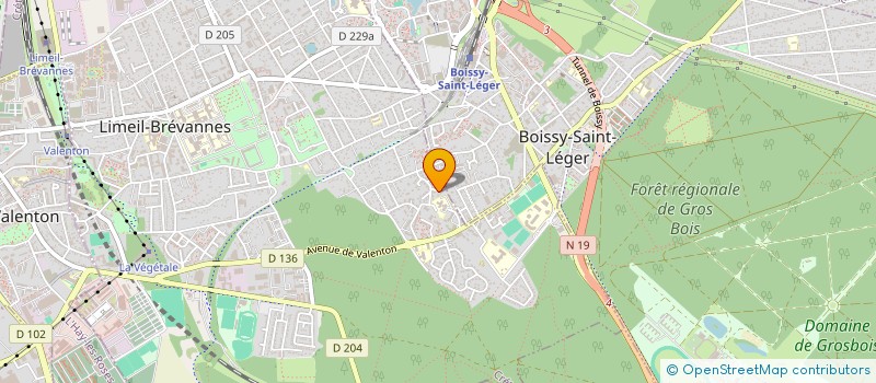 localisation de l'entreprise MONSIEUR MOURAD BOUSSIF  LIMEIL-BREVANNES