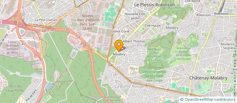 localisation de l'entreprise MONSIEUR MOURAD BOUSSOURA  CHATENAY-MALABRY