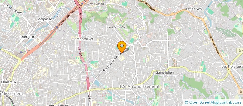 localisation de l'entreprise MONSIEUR MOURAD BOUTAR  MARSEILLE