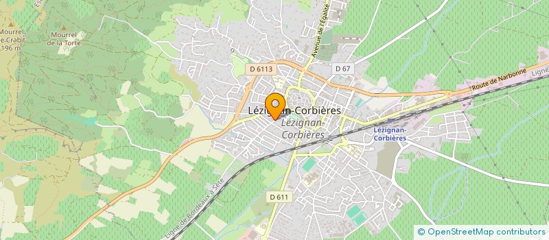 localisation de l'entreprise MONSIEUR MOURAD BOUTHOUYAK à LEZIGNAN-CORBIERES