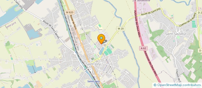 localisation de l'entreprise MONSIEUR MOURAD BOUYELLI  SAINT-JORY