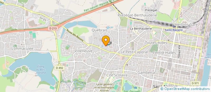 localisation de l'entreprise MONSIEUR MOURAD BRAHIMI  SAINT-NAZAIRE