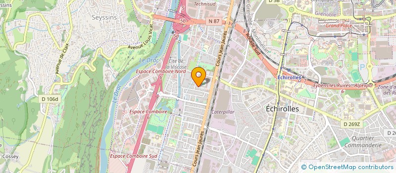 localisation de l'entreprise MONSIEUR MOURAD BRIGUI  ECHIROLLES