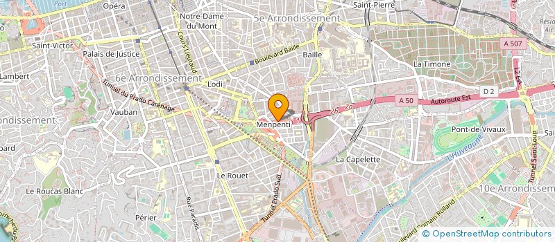 localisation de l'entreprise MONSIEUR MOURAD CHACHOUA à MARSEILLE