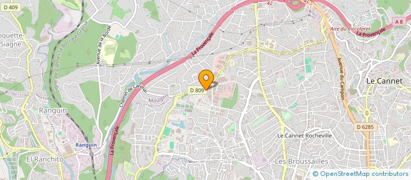 localisation de l'entreprise MONSIEUR MOURAD CHAKI à LE CANNET